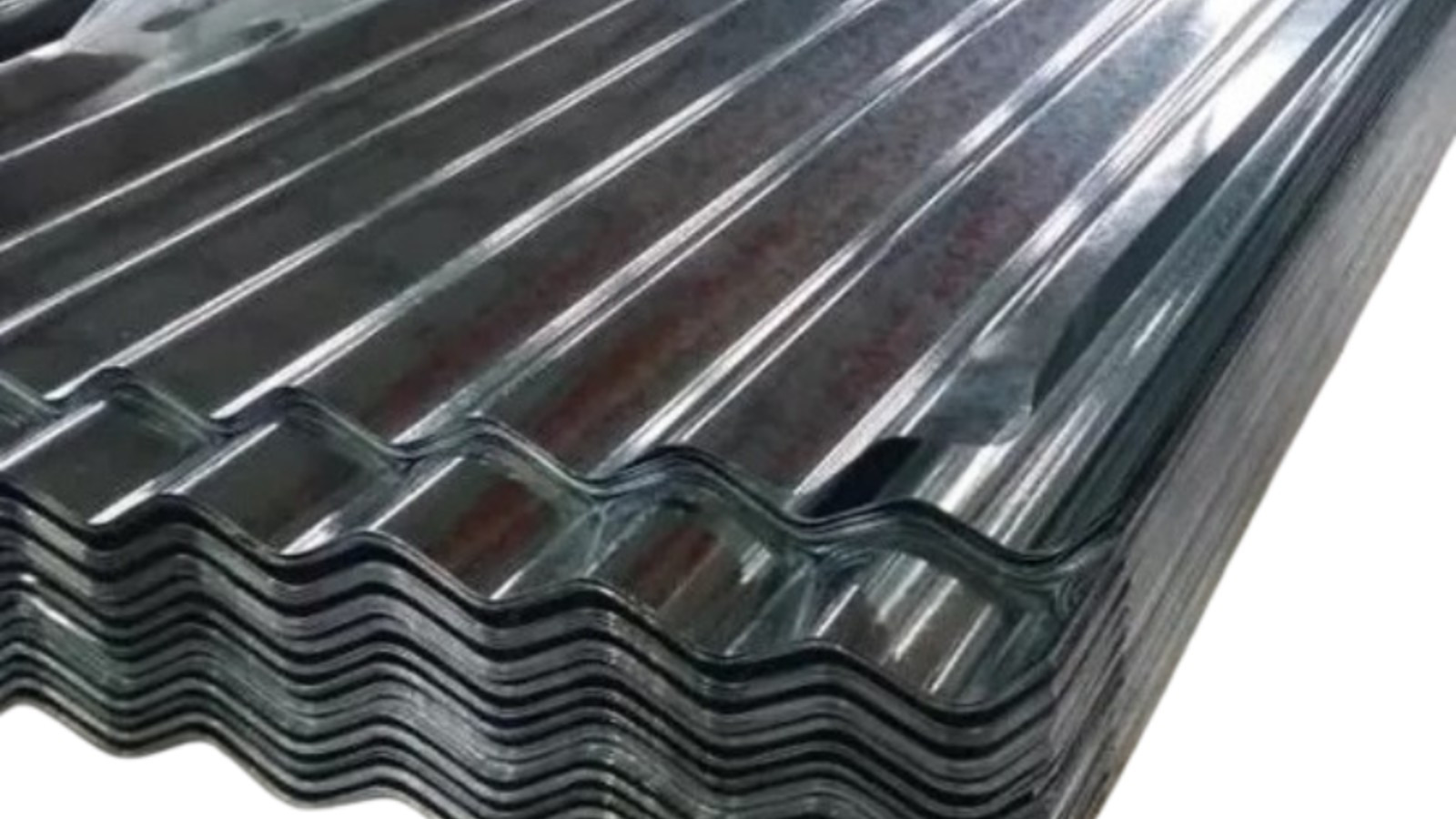 Roofings AZED Silver Corrugated iron sheets