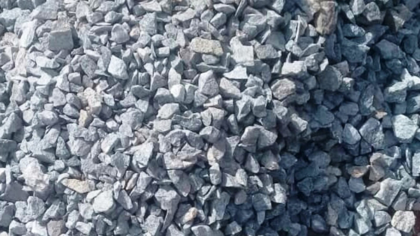 Hand crushed aggregates- Blue