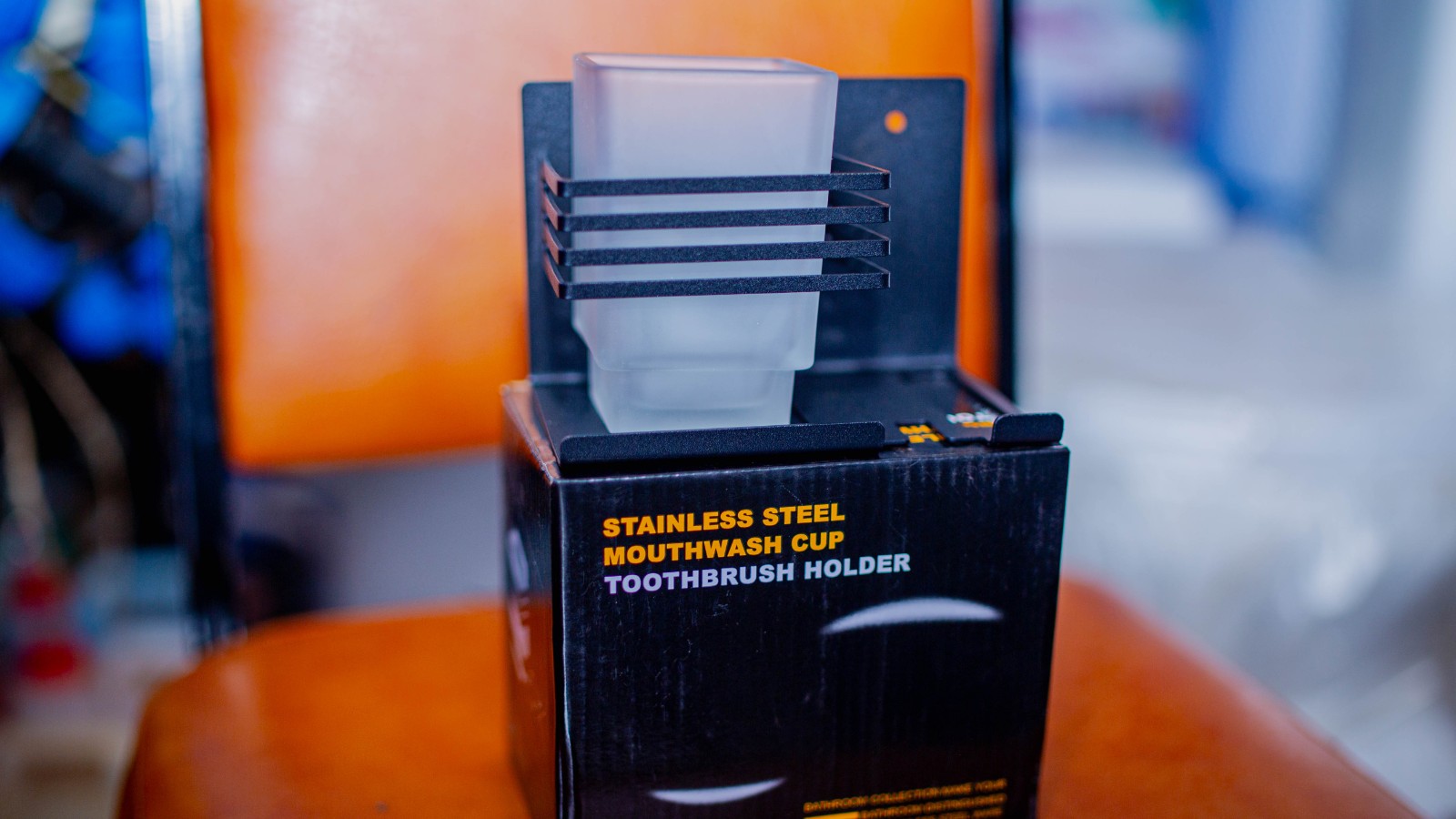 Stainless steel tooth brush holder