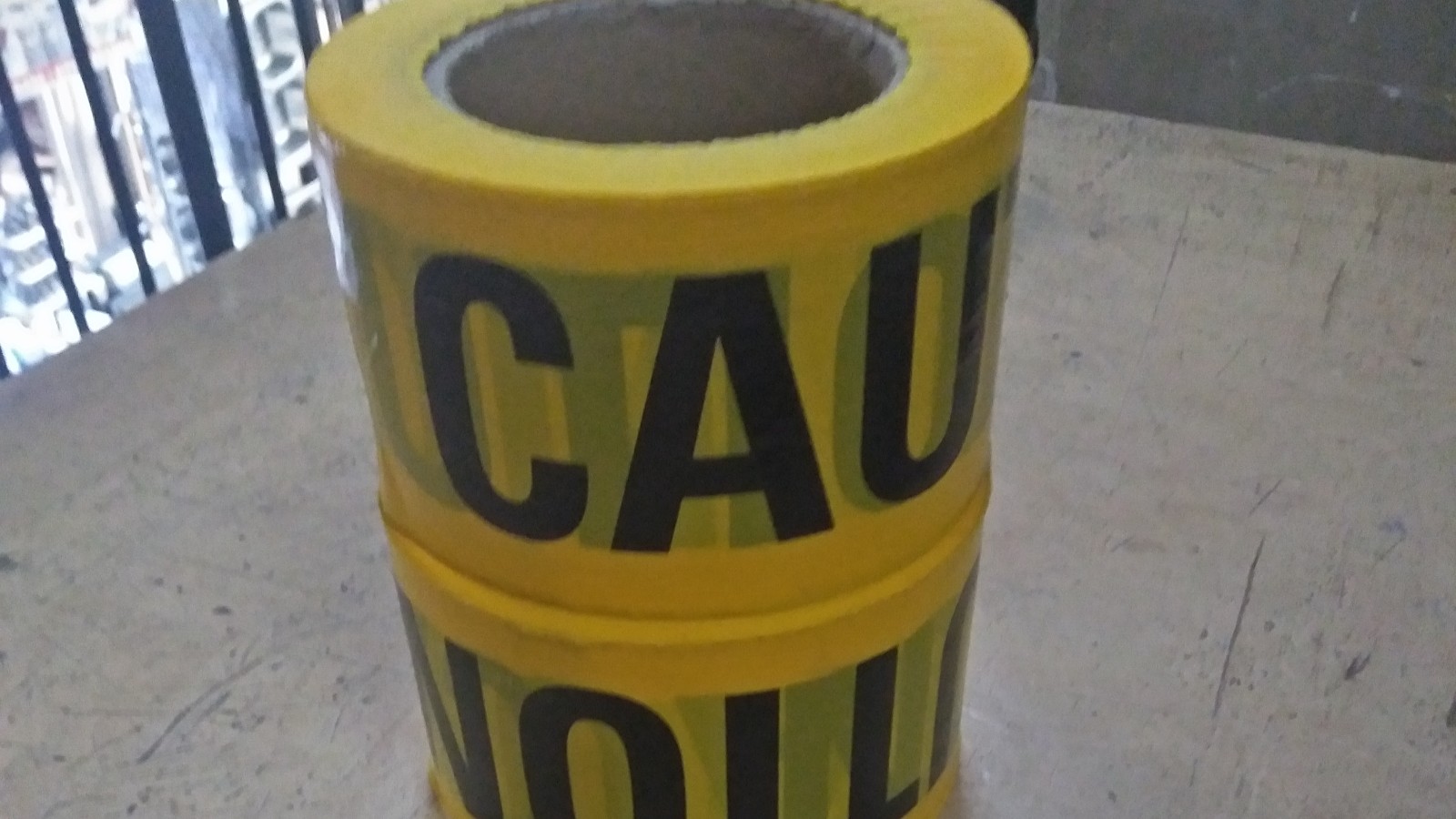 Yellow Warning tape