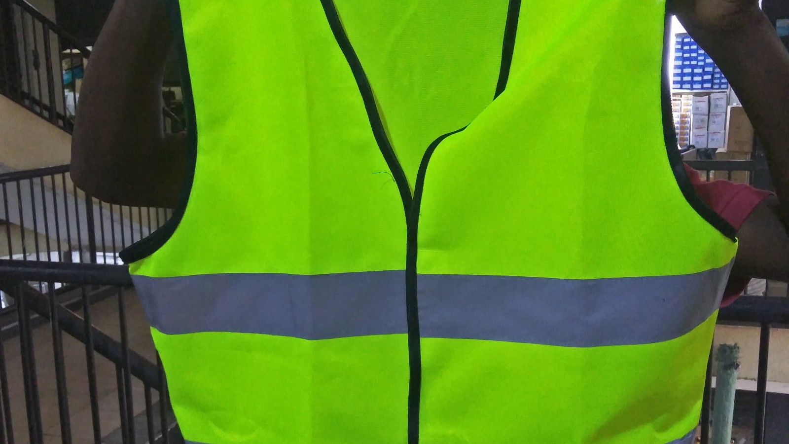 Green reflective jacket